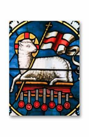 Agnus Dei - Lamb of God - Stained Glass