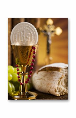 Eucharist, sacrament of communion background