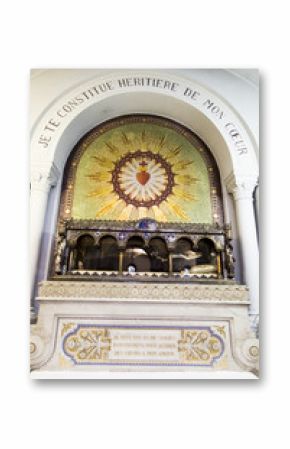 Paray-Le-Monial, France - September 13, 2016, the Relics of St. Margaret Mary Alacoque