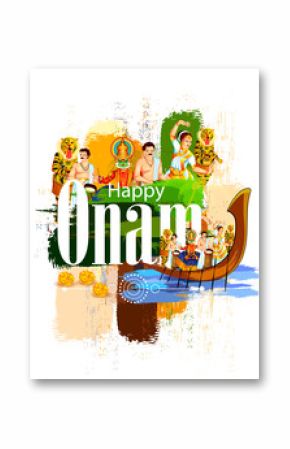 Happy Onam Festival Background