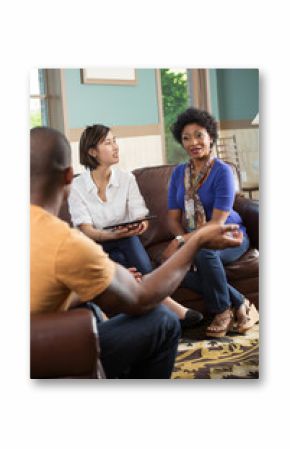 Small community group in a support group.