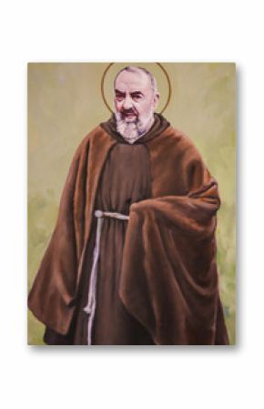 Fresco of Padre Pio in Valencia