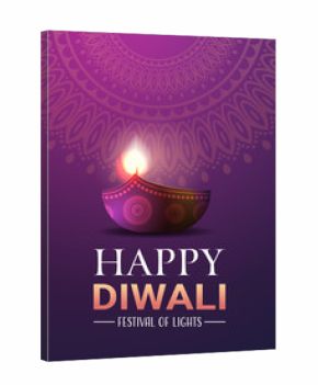 Happy Diwali traditional Indian lights Hindu festival