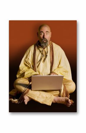 Funny Gurru on laptop Computer