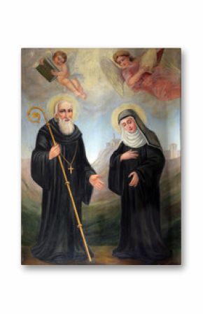 Saint Benedict and Saint Scholastica