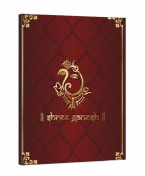traditional Hindu wedding card