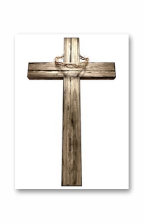 Crucifix With A Crown Of Thorns