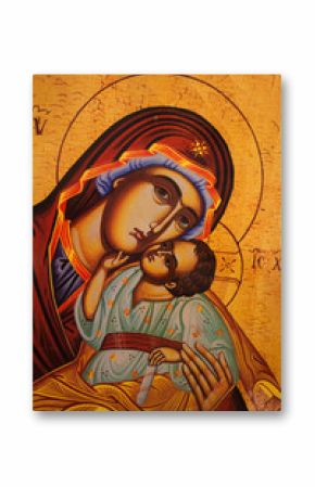 Traditional orthodox icon of Mother Mary