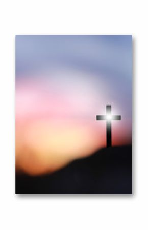 The Cross of Jesus Christ on a hill