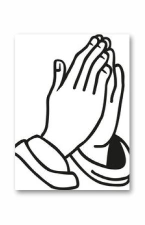 Hands praying
