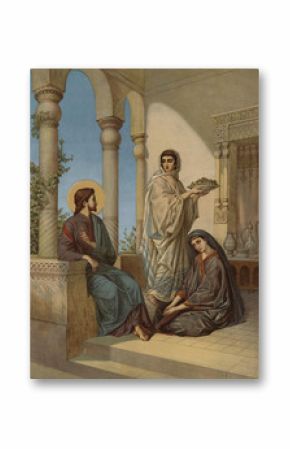 Jesus and two sisters