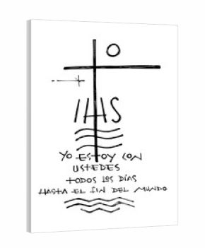 Religious Christian Cross and phrase