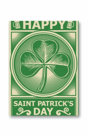happy st. patricks day poster 