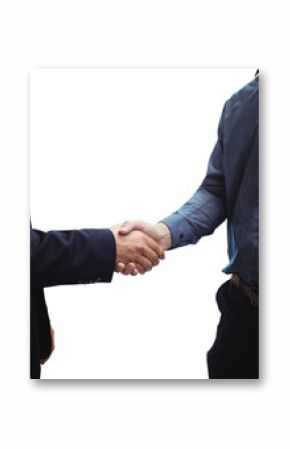 Corporate men shaking hands