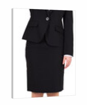 Digital png photo of happy asian businesswoman showing index finger on transparent background