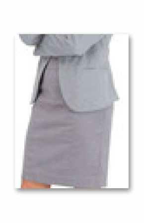 Digital png photo of happy hispanic businesswoman on transparent background