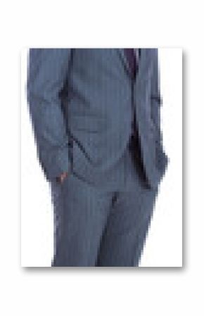 Digital png photo of focused asian businessman on transparent background