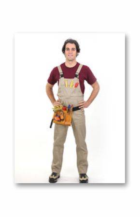 Carpenter stood with his hands on his hips