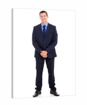 handsome businessman in suit