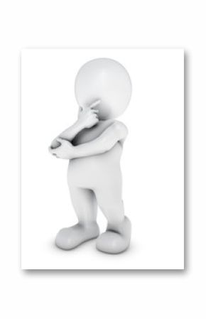 3D Morph Man thinking