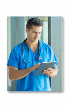 doctor using tablet pc in hospital