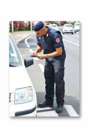 Italian policeman carabinier
