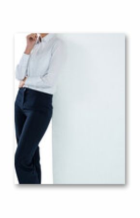 Full length portrait of businesswoman