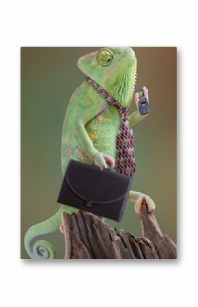 Chameleon Businessman