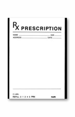 Blank Prescription Drug Form