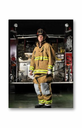 Portrait of a fireman