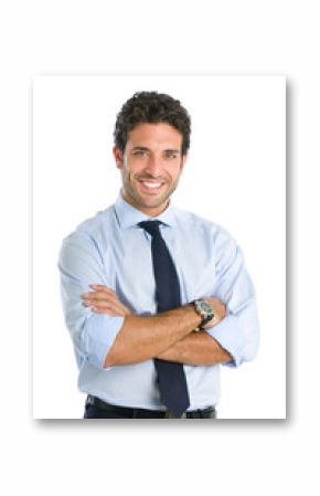 Smiling business man