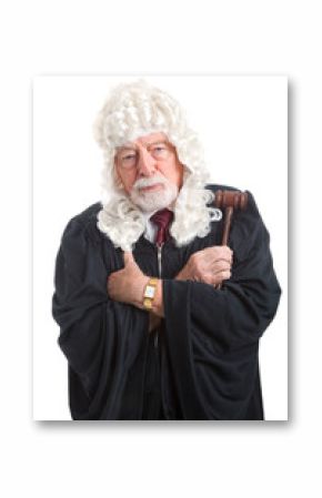 British Judge - Stern and Serious