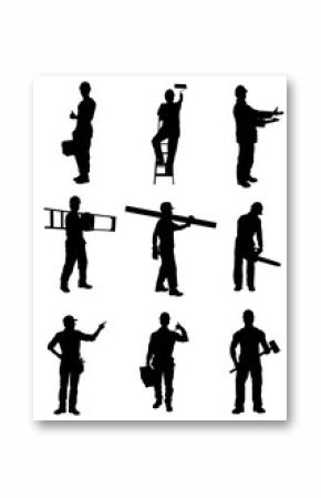 Handyman Silhouettes