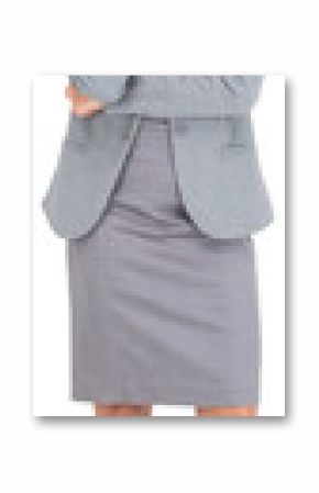 Digital png photo of focused caucasian businesswoman on transparent background