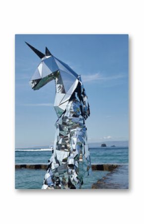 Walking mirror unicorn