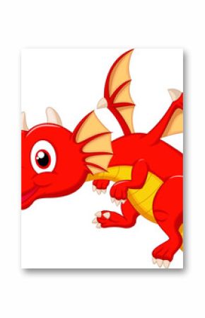 Cute dragon cartoon