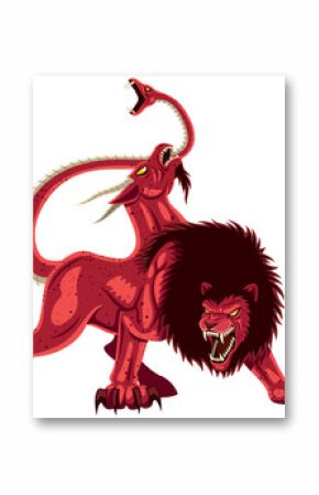 Chimera on White
