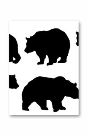 bear silhouettes