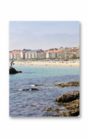 Silgar beach on Sanxenxo
