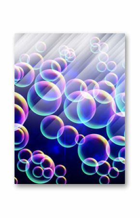 Abstract bubbles background