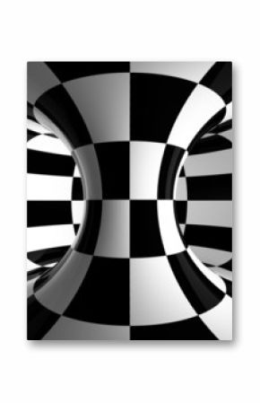 .Black-and-white abstraction