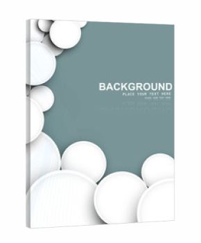 Abstract white circle illustration  background vector