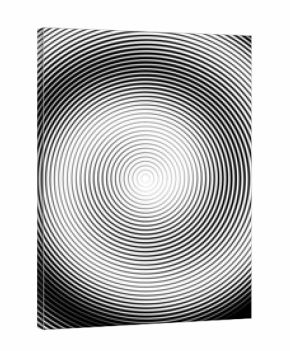 Design monochrome spiral movement illusion background