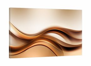 Dark Gold Amazing Abstract Waves Background