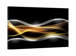 Creative Light Fractal Waves Art Abstract Background