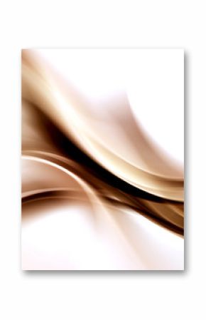 Abstract Brown Waves Background