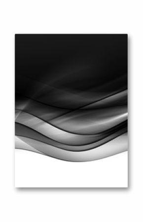 abstraction black wave background