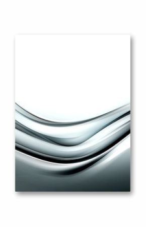 Gray Wave Abstract Design