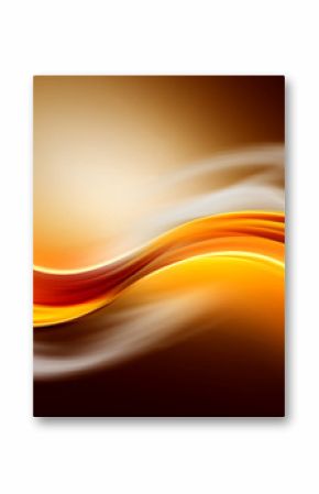 Modern Abstract Gold Orange Wave Design Background