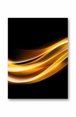 Amazing Gold Yellow Bright Abstract Design